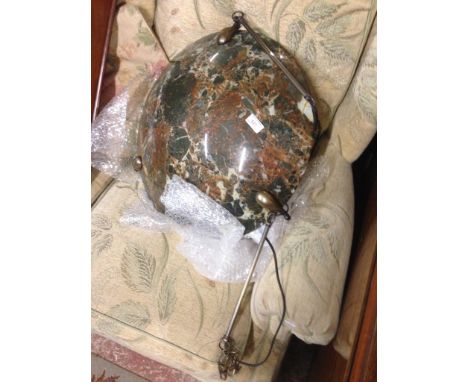 A GLASS LIGHT FITTING