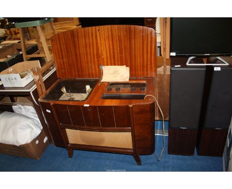 An R.G.D. Radiogram with manual.