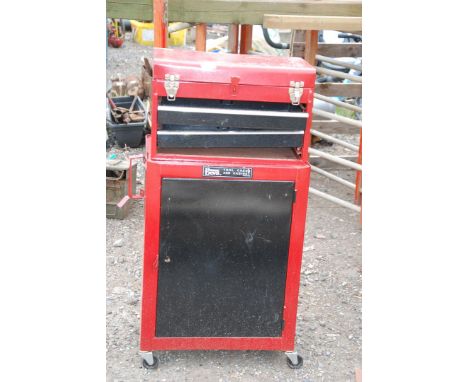 A Power Devil tool cabinet.