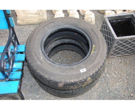 Two light commercial tyres, 185/14.