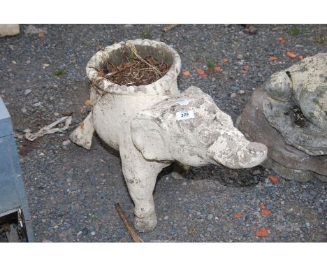 An Elephant planter.
