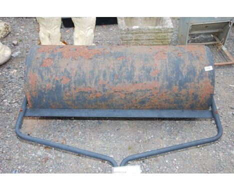 A tractor driven lightweight garden roll, 38 1/2'' wide.