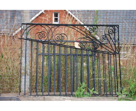 A pair of drive gates 55" x 42" and a small gate 3' x 3'.