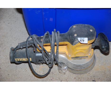 A DeWalt 240 volt orbital sander.
