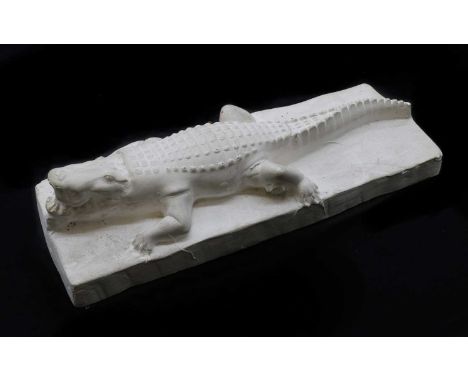 ▴ Sir Eduardo Paolozzi RA (1924-2005)Alligatorplaster, signed, inscribed and dated 'For Oliver/Eduardo Paolozzi/1988' on base