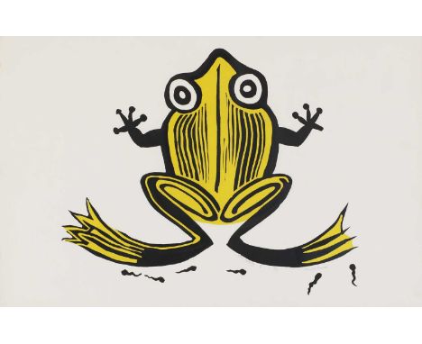 ▴ Edward Bawden RA (1903-1989)'Our Family II'linocut in colours, signed 'Edward Bawden', inscribed with title and numbered 27