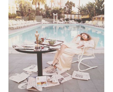 ▴ Terry O'Neill (1938-2019)'Faye Dunaway, the morning after she won the Oscar for Network, Beverley Hills Hotel, LA, 1977'chr