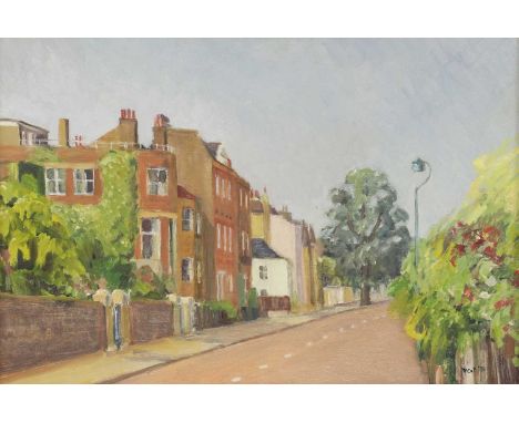 ▴ Charles McCall (1907-1989)Edinburgh street scenesigned and dated 'McCall 78' l.r., oil on board35.5 x 51.3cmCondition Repor