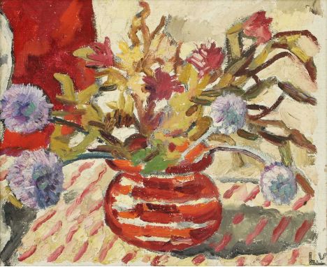▴ Louis Valtat (French, 1869-1952)'Fleurs'stamped 'L.V' l.r., oil on canvas28 x 34cmProvenance: Schoneman Galleries, New York