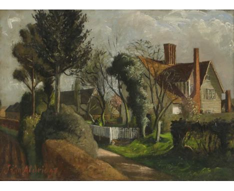 ▴ John Aldridge RA (1905-1983)'The Cross Farm', 1950signed 'John Aldridge' l.l., inscribed with title verso and dated 'April 