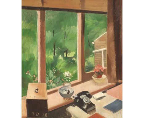 ▴ Adrian Daintrey (1902-1988)'View from Studio at Bloomfield Road'signed with initials 'AD' and dated '70' l.l., oil on canva
