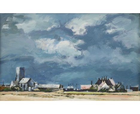 ▴ John Newland (b.1936)'Waxham, Norfolk'signed and dated 'John Newland 81' l.r., also signed and inscribed with title verso, 