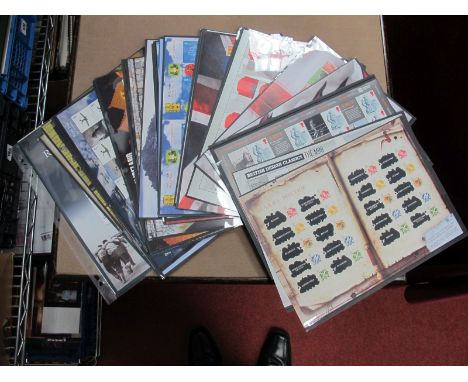 Thirty-One Mint Royal Mail Smiler Sheets. 2007-2010, twenty-six of which are first class non value indicator blocks of twenty