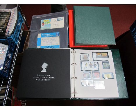 G.B. Stamps, a mint and used accumulation in five albums including modern mint issues with a good amount of First Class N.V.1