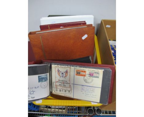 An All World Stamp Accumulation, in eight albums and stock books. Including Bophuthatswana First Day Covers, Transkei First D