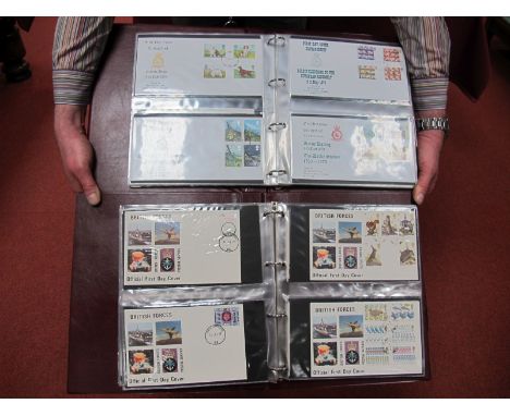 G.B. First Day Covers. One hundred and fifteen, in two albums. A bit different from the usual, in that they are all British F