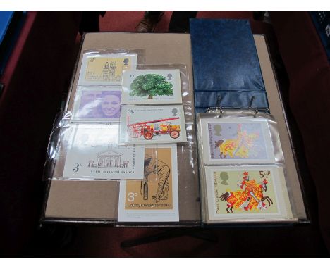 G.B. P.H.Q. Cards, in an album including high value early ones. #1, #4, #5 horse chestnut, #6 fire engine and Medieval warrio
