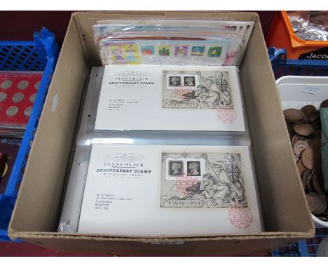 G.B. Stamps. A collection of First Day Covers, definitive and Commemorative, largely typed addressee (Royal Air Force) 1970's