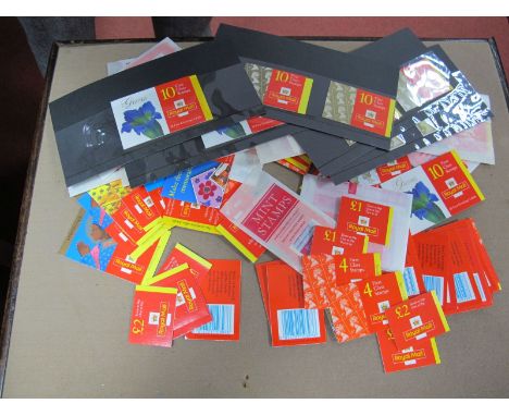 G.B. Stamps. Royal Mail stamp booklets including  a large amount of N.V.I. first and second class. Face value over £440.