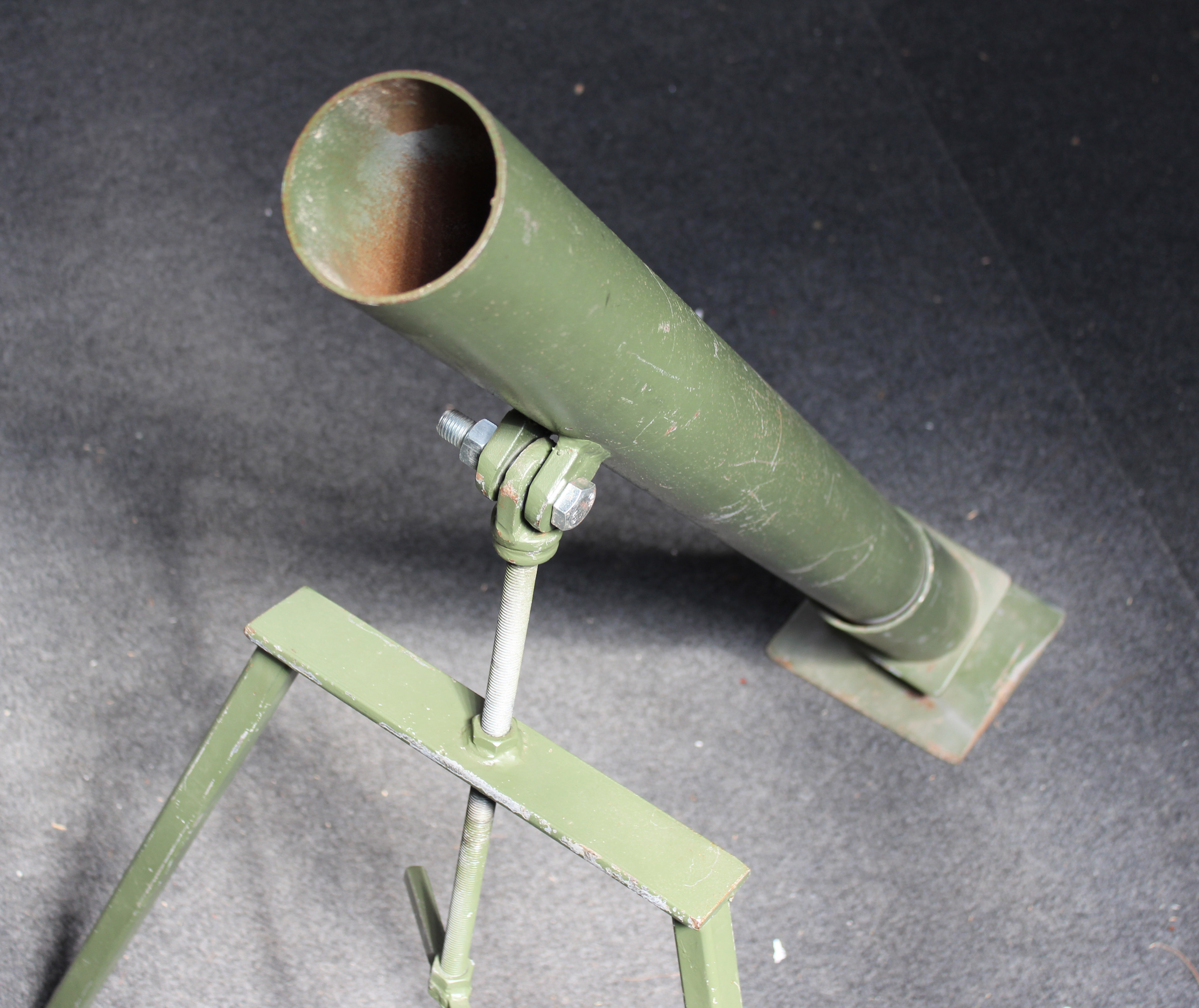 Replica mortar launcher (exBBC, as seen in Hanover Street)