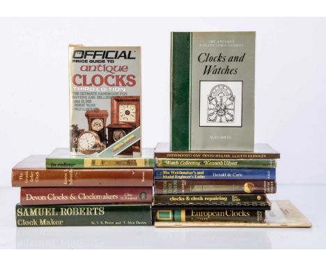 Two boxes of clock and watch and related books