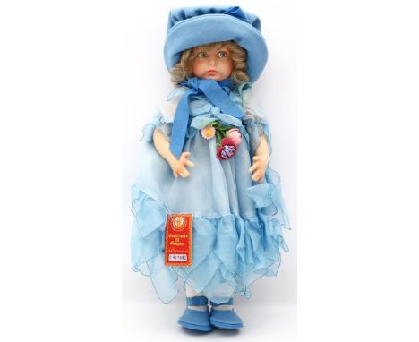 Lenci-Puppenmädchen "Celeste". Filz. Nach dem Original von 1929 in einer limitierten Auflage von 999 Ex. hergestellt im Jahr 