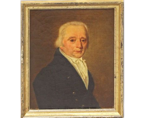 Portraitist (deutsch, um 1840) Portrait eines vornehmen Herren - vermutlich Christian Heinrich Curt Graf Haugwitz. Öl/Lwd. (A