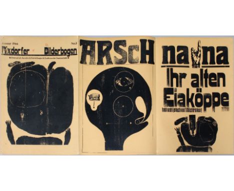 Rixdorfer Bilderbogen (No.3) Jahrgang 1966. Mit originalen Graphiken der Künstler Uwe Bremer, Ali Schindehütte, Johanns Venne