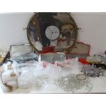 Empire style light fitting with large amount of associated drops and crystals