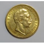 1891 gold 20 mark - Wilhelm II Deutscher Kaiser Konig V Preussen - Deutches Reich 1891 20 Mark - 7.