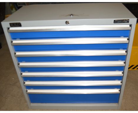 Sealey API9007 Premiere Industrial 7 drawer tool cabinet with key - 90cm w x 45cm d x 90cm h