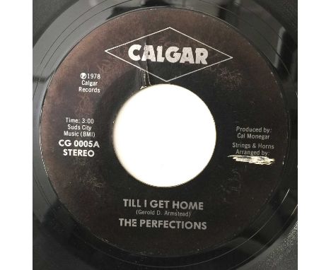 THE PERFECTIONS - CAN THIS BE REAL 7" (CALGAR CG 0005). A copy of The Perfections - Can This Be Real c/w Till I Get Home (Cal