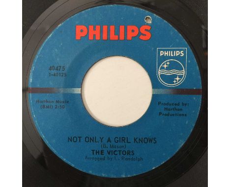 THE VICTORS - HURT/ NOT ONLY A GIRL KNOWS 7" (US NORTHERN - PHILIPS - 40475). The infectious floor filler by The Victors - Hu