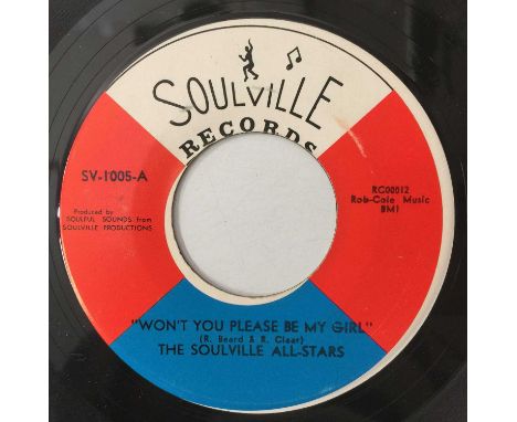 THE SOULVILLE ALL-STARS - I'M GONNA GET TO YOU 7" (SOULVILLE RECORDS SV-1005). A copy of The Soulville All-Stars - I'm Gonna 