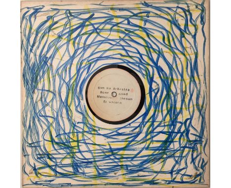 THE SUN RA ARKESTRA - ROSE HUED MANSIONS OF THE SUN LP (GROUP RELEASED - HAND-DRAWN SLEEVE - EL SATURN RECORDS - 91780). An e