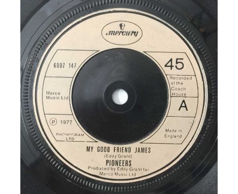 PIONEERS - MY GOOD FRIEND JAMES 7" (MERCURY 6007 147). Lovely copy of Pioneers - My Good Friend James c/w Secrets Of You (Mer