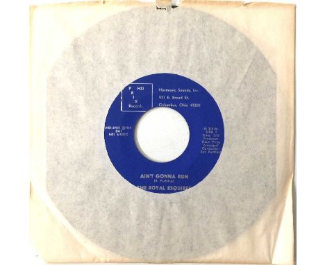 THE ROYAL ESQUIRES - AIN'T GONNA RUN 7" (HSI-69001). A copy of The Royal Esquires - Ain't Gonna Run c/w Our Love Use To Be (H