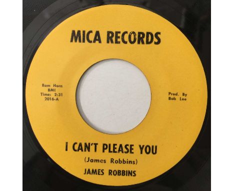 JAMES ROBBINS - I CAN'T PLEASE YOU 7" (MICA RECORDS 2016). A copy of James Robbins - I Can't Please You c/w Hook Line &amp; S