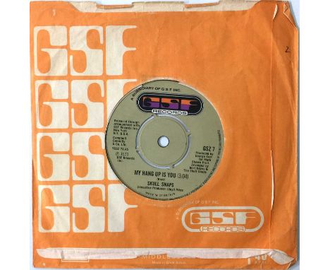 SKULL SNAPS - MY HANG UP IS YOU/ IT'S A NEW DAY 7" (UK ORIGINAL - GSF RECORDS - GSZ 7). A scarce, original UK 7" pressing of 