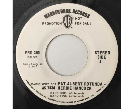 HERBIE HANCOCK - 7" RADIO PROMO (WARNER PRO 400). An intriguing record here with Herbie Hancock - Radio Promo (PRO 400) with 