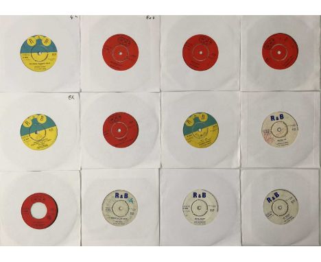 R&amp;B RECORDS - LABEL 7" PACK. A super selection of 12 reggae 7" singles, all released on R&amp;B Records. Artists/ titles 