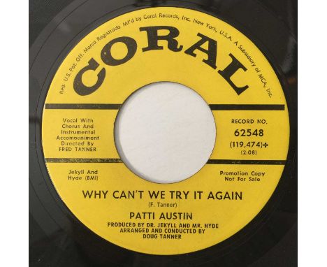 PATTI AUSTIN - (I'VE GIVEN) ALL MY LOVE/ WHY CAN'T WE TRY IT AGAIN 7" (US PROMO - CORAL - 62548). A scarce, original US 7" pr