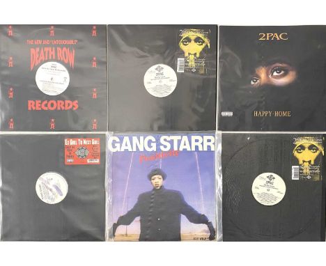 HIP HOP - 12" SINGLES COLLECTION. An extensive collection of around 60 hip hop 12" singles. Artists/ titles include 2 Pac inc