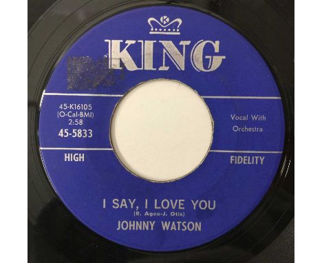 JOHNNY WATSON - YOU BETTER LOVE ME 7" (KING 45-5833). A copy of Johnny Watson - You Better Love Me c/w I Say, I Love You (Kin