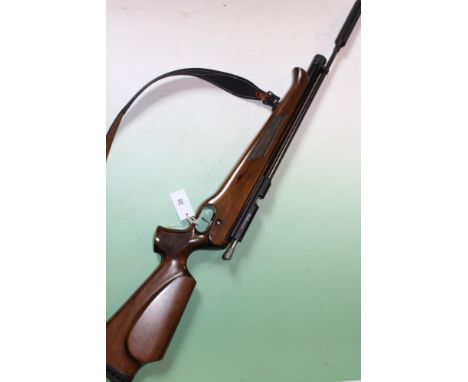 .22 Brocok Hunter air rifle approx 24 ft lbs muzzle energy c/w silencer serial no. 00598. Please note this item will require 