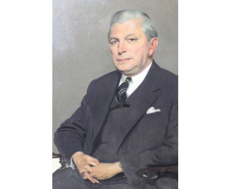 Sir Herbert James Gunn (1893-1964) (ARR), Portrait of the singer George Baker (1885-1976), unfinished, oil on canvas, 90 x 69