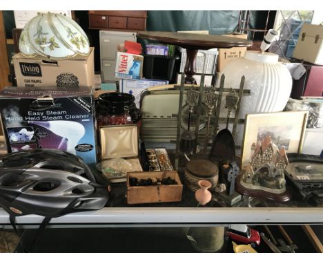 Various odds including vintage bush radioPotPictures Etc