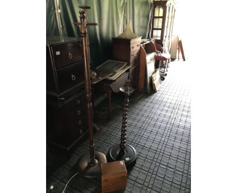 Lamp stand Candle stand Wooden box