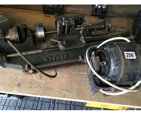 A Vintage Myford lathe