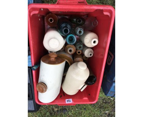 A box of Vintage bottles